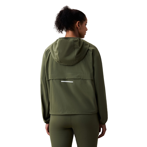 Canterbury Womens Tempo+ Full-Zip Jacket Ivy Green - Model Back View