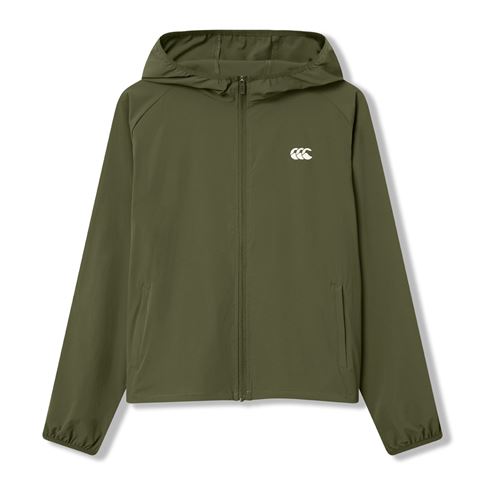 Canterbury Womens Tempo+ Full-Zip Jacket Ivy Green - Front View