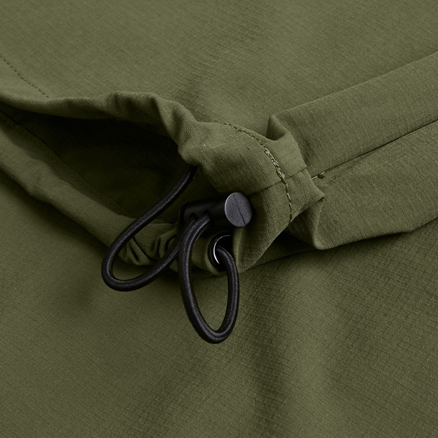 Canterbury Womens Tempo+ Full-Zip Jacket Ivy Green - Drawstring Close-up