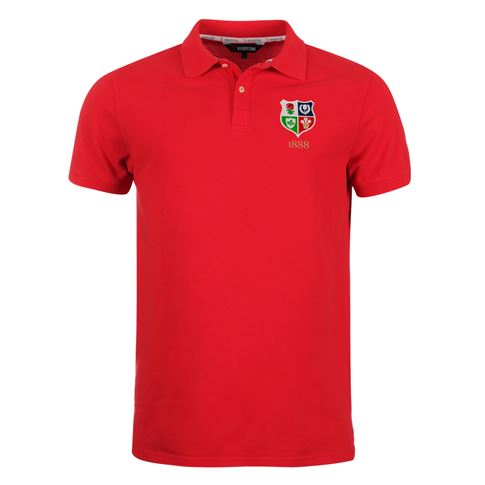 R1823 Lions1888 Polo Shirt Red - Front
