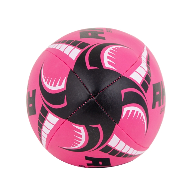 Rhino Sponge Rugby Ball Pink - End Detail