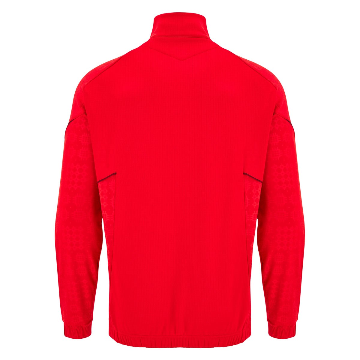 Wales Mens Travel Quarter Zip Fleece 25/26 Red - Front