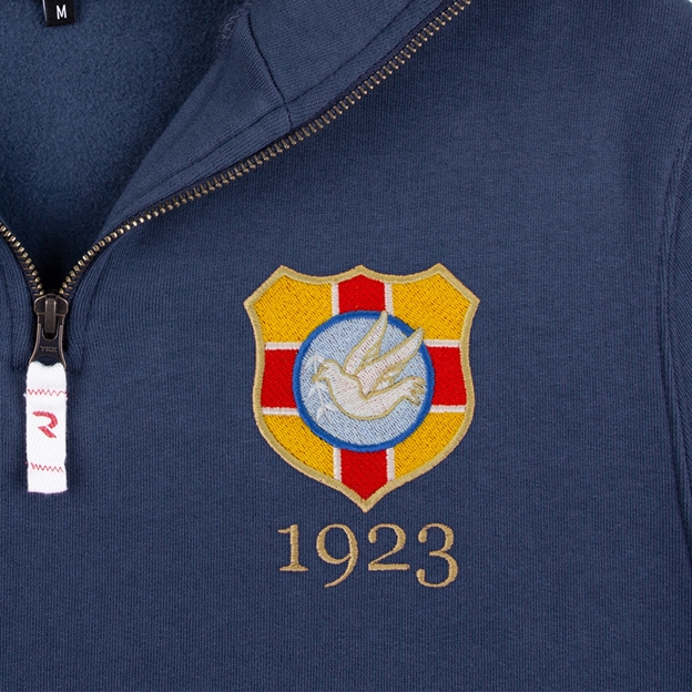 Tonga 1923 Quarter Zip Sweatshirt - Petrol Blue