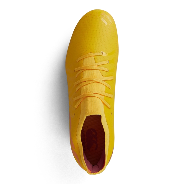 Canterbury Adults Speed Infinite Pro Soft Ground Rugby Boots - Yellow