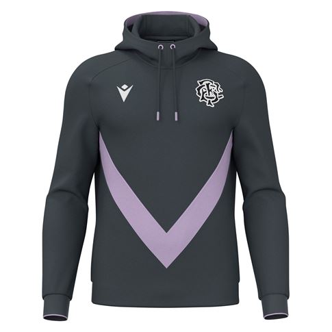 Barbarians Adults Travel Hoodie 25/26 Grey/Lilac - Front