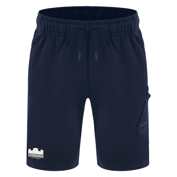 Edinburgh Mens Training Bermuda Shorts 26/27 Navy - Front View