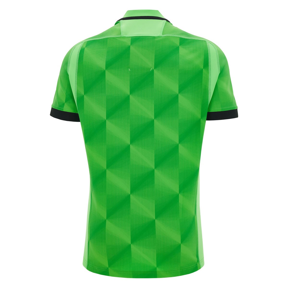 Wales Mens Training Rugby Shirt 26/27 Neon Green - Front View