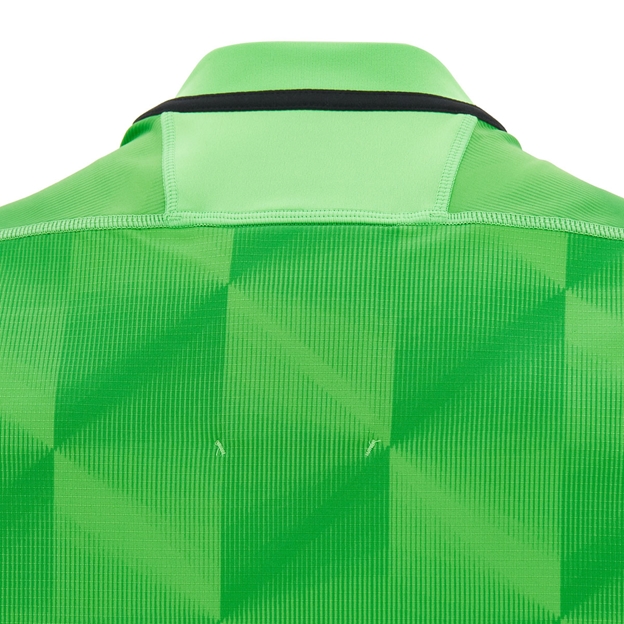 Wales Mens Training Rugby Shirt 26/27 Neon Green - Nape Detail