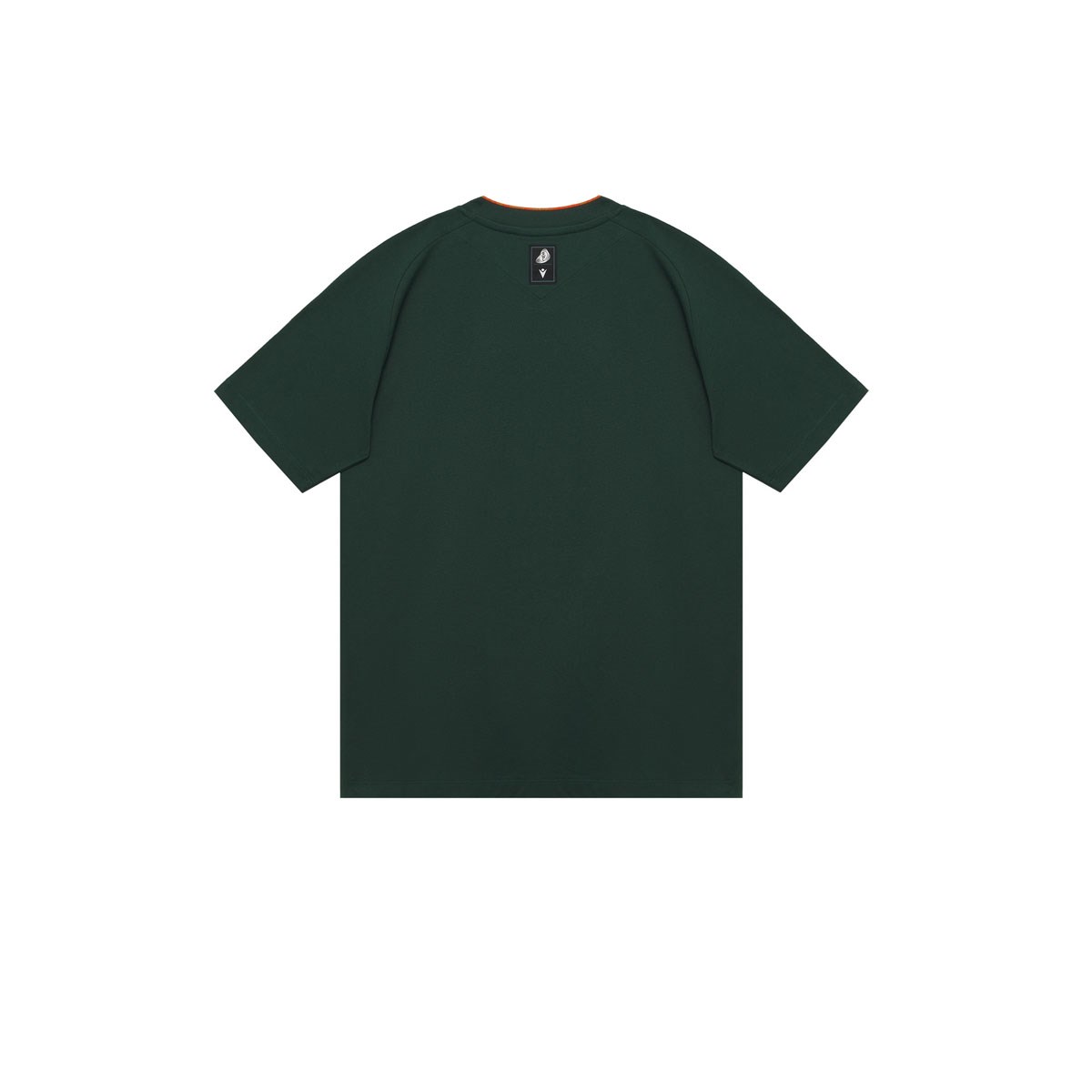 Rugby World Cup 2027 Kids Cotton T-Shirt - Dark Green/Orange - Front