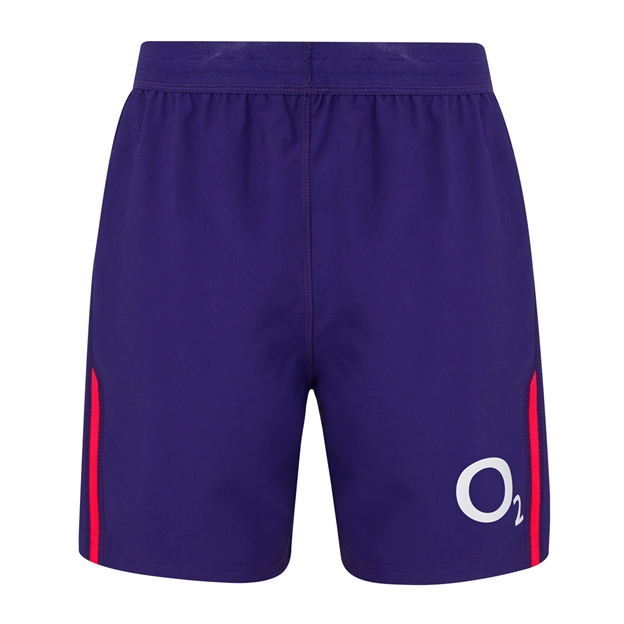 England Kids Away Rugby Shorts 26/27 Rhodonite - Back View
