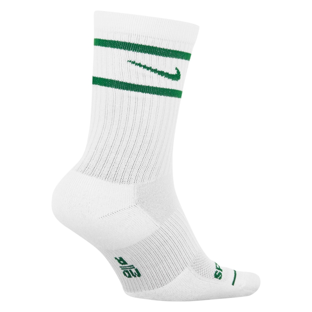 South Africa Springboks Adults Everyday Cushion Socks 26/27 Gorge Green - White Back View