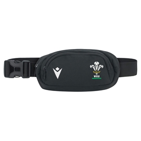 Wales Adults Bum Bag 26/27 Black - Front View