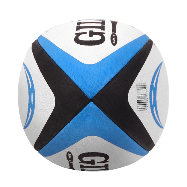 Gilbert Omega Match Rugby Ball White - End