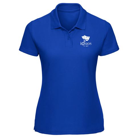 Innerleithen Opera Womens Polycotton Polo Shirt – Bright Royal
