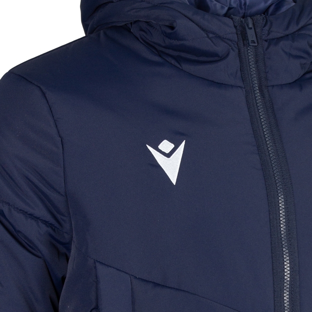 Scotland Mens Travel Three Quarter Padded Jacket 26/27 - Macron Logo Close-up