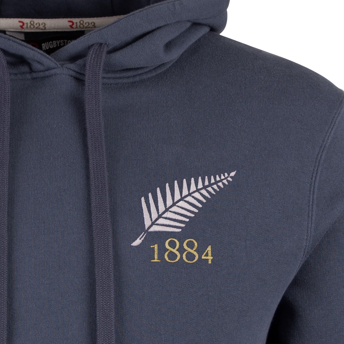 R1823 New Zealand 1884 Hoodie - Petrol Blue