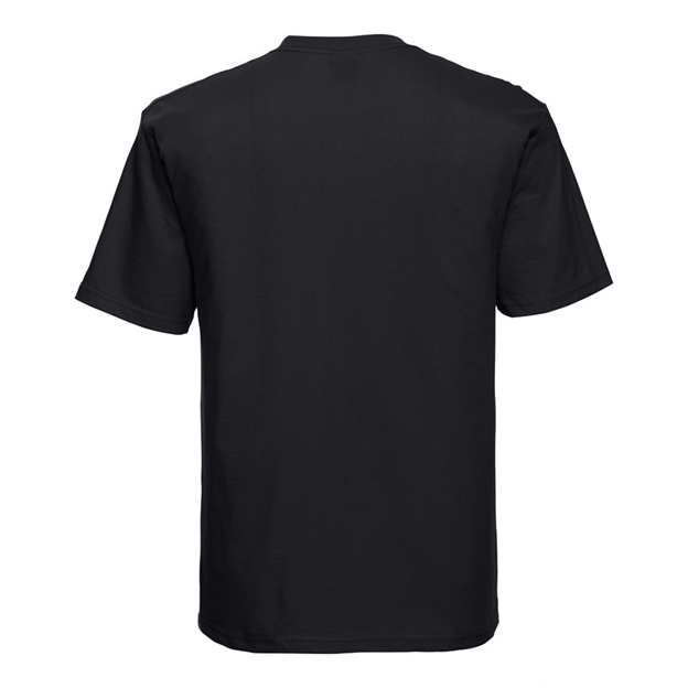 St Ronans Silver Band Adults T-Shirt Black - Back View