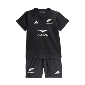 All Blacks Infants Rugby Kit 26/27 All Black - Front View