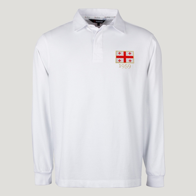Georgia 1959 Rugby Shirt - White