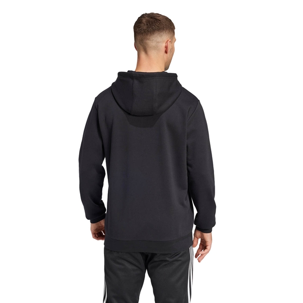 All Blacks Mens Logo Hoody 25/26 Black - Model Back