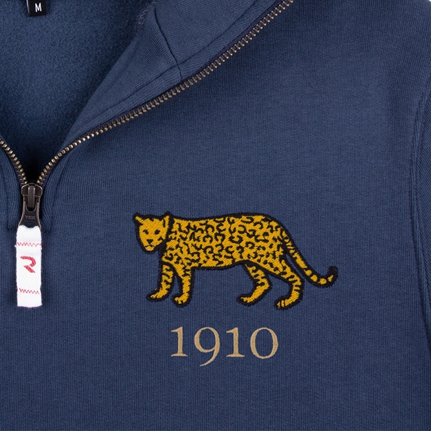 Argentina 1910 Quarter Zip Sweatshirt - Petrol Blue