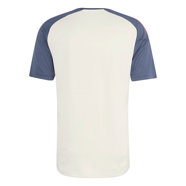 France Mens Performance T-Shirt 26/27 Cream White - Back View