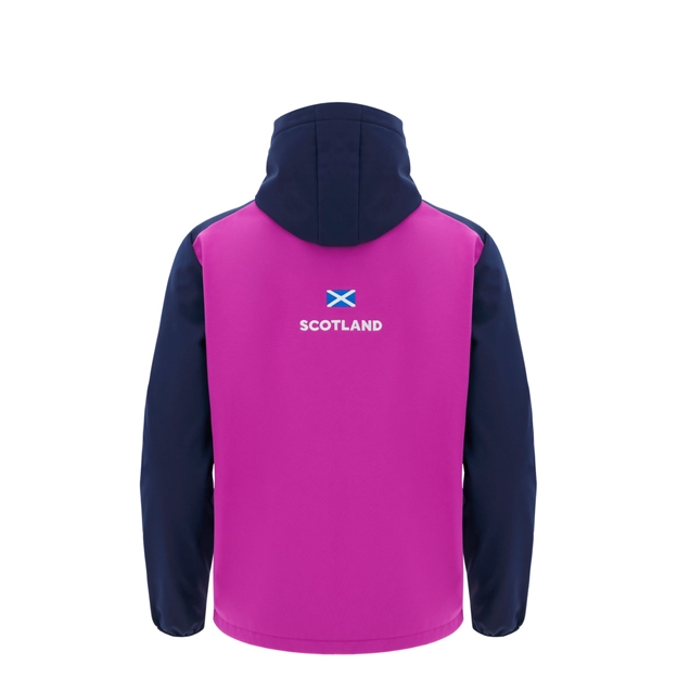 Scotland Junior Softshell Jacket 25/26 Navy/Purple - Back