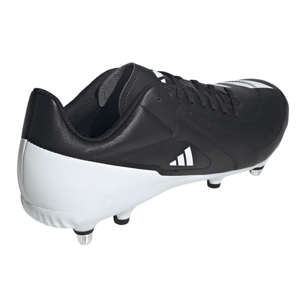 adidas Adults RS15 Soft Ground Rugby Boots Black - Back