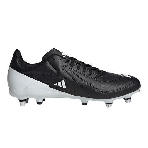 adidas Adults RS15 Soft Ground Rugby Boots Black - Outstep