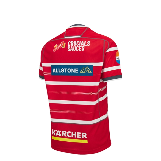 Gloucester Kids Home Rugby Shirt 26/27 - Back View