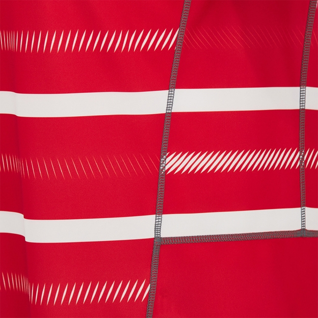 Gloucester Kids Home Rugby Shirt 26/27 Red - Pattern Detail