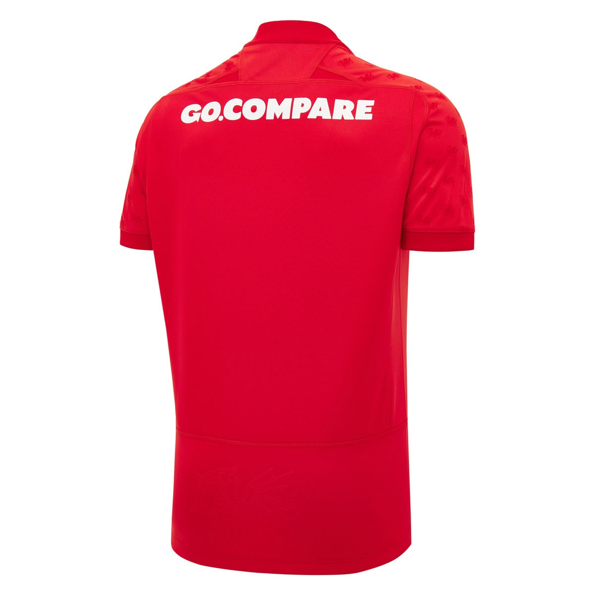 Wales Mens Home Rugby Shirt 26/27 Red - Front View