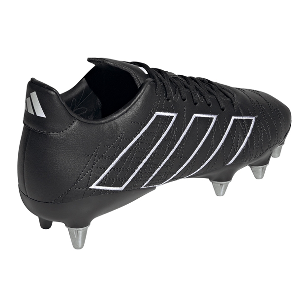 adidas Adults Kakari Elite Soft Ground Rugby Boots Black - Back