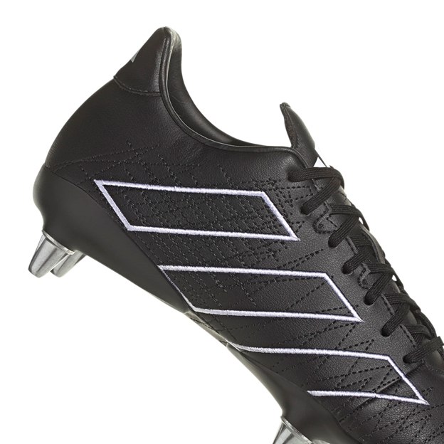 adidas Adults Kakari Elite Soft Ground Rugby Boots Black - Heel