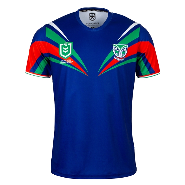 New Zealand Warriors Kids Supporters Shirt 2026 Purple - Front View