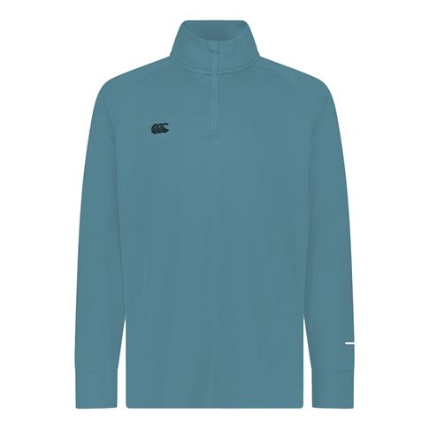 Canterbury Tempo Quarter Zip Training Top Provincial Blue - Front