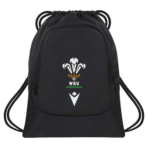 Wales Gym Sack 25/26 Black - Front
