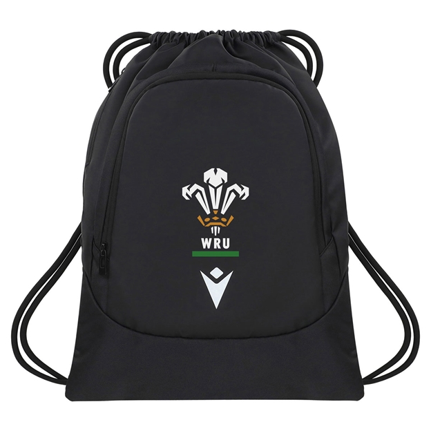 Wales Gym Sack 25/26 Black - Front