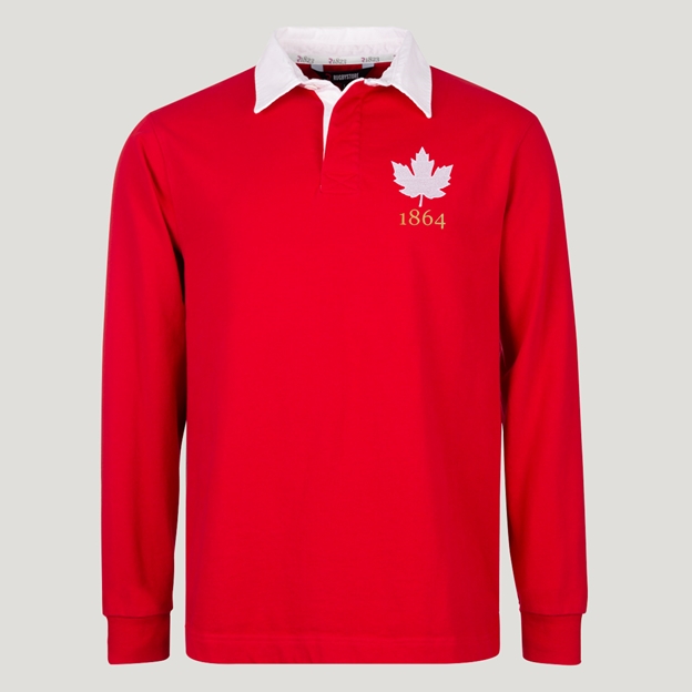 Canada 1864 Rugby Shirt - Red