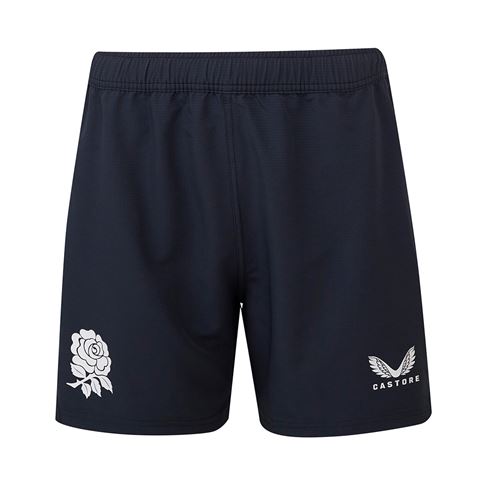 England Womens Contact Short O2 25-26 Inkwell:Storm Blue - Front