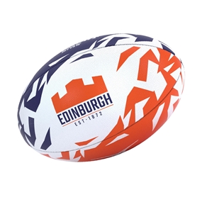Gilbert Edinburgh Supporters Rugby Ball 26/27 - Front View