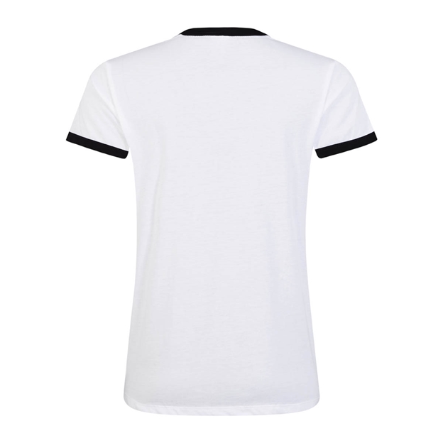 Canterbury Womens Legends Ringer T-Shirt Bright White - Back