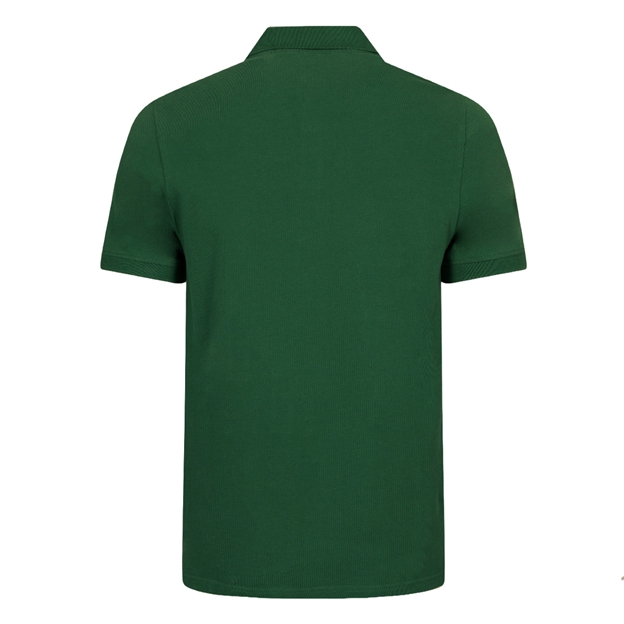Rugby 1823 Adults Polo Shirt Green - Back View