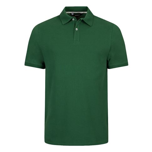 Rugby 1823 Adults Polo Shirt Green - Front View