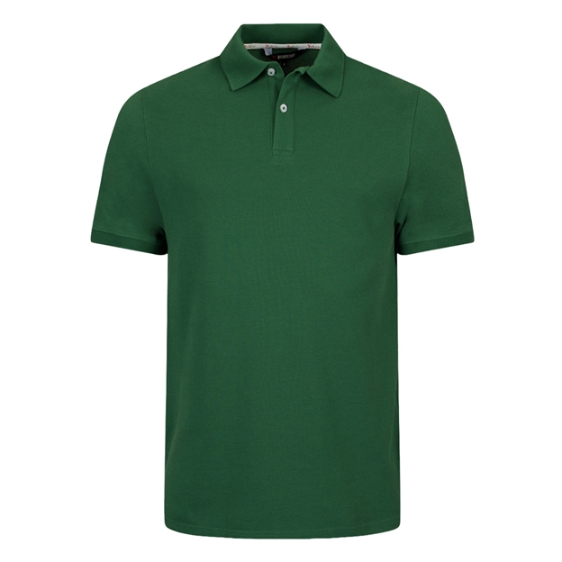 Rugby 1823 Adults Polo Shirt Green - Front View