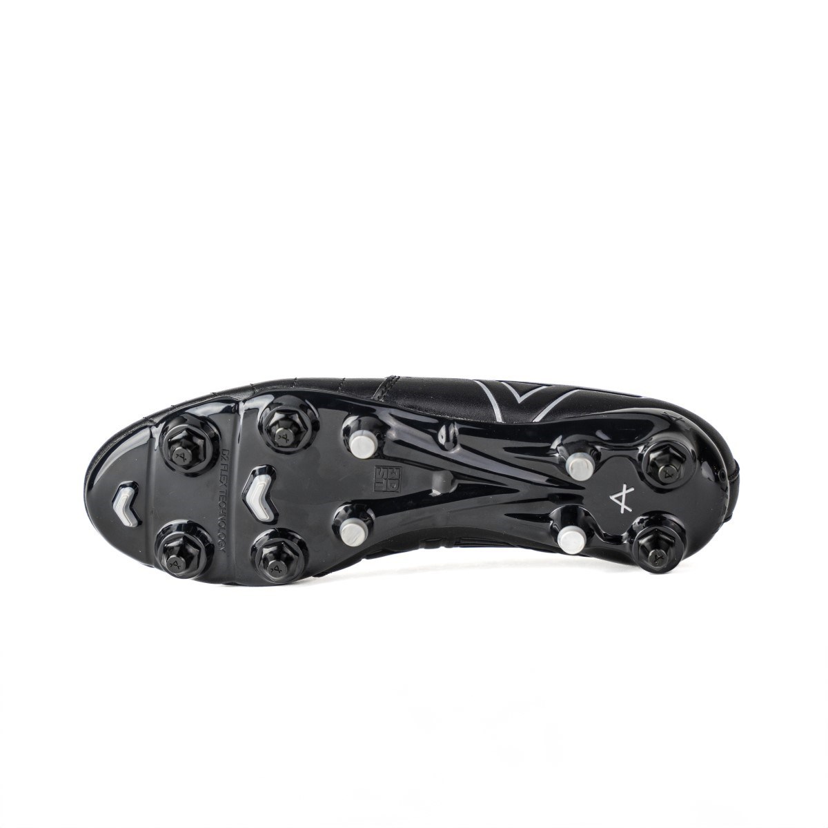 Oxen Adults Raptor Pro Mix Stud Rugby Boots-Black/Silver - Side