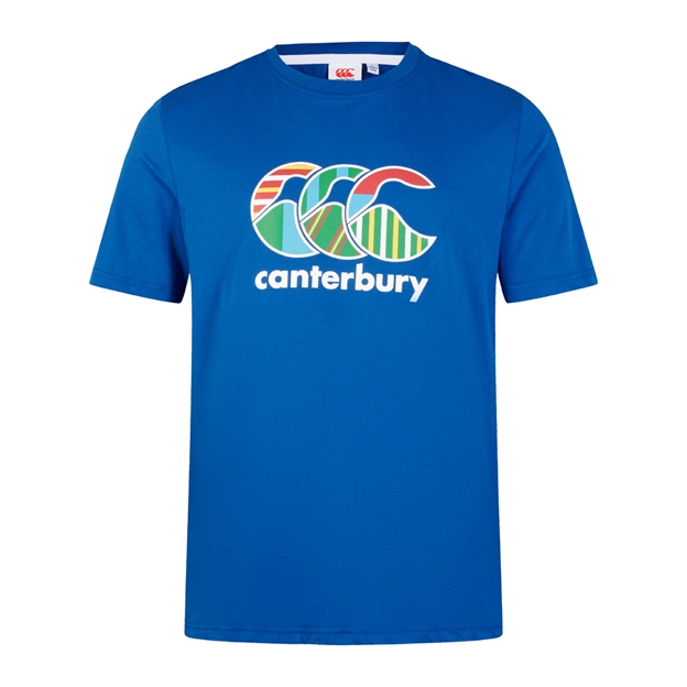 Canterbury Mens Uglies T-Shirt Olympian Blue - Front