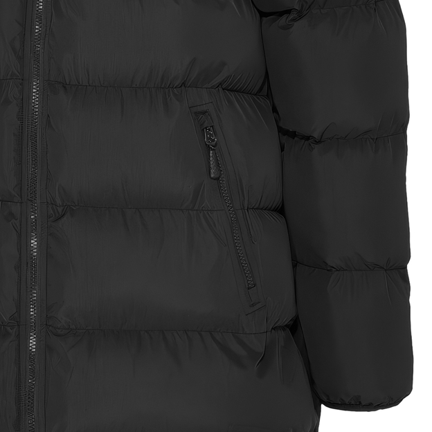 Rugbystore Adults Performance Showerproof Padded Coat Black - Pocket Detail