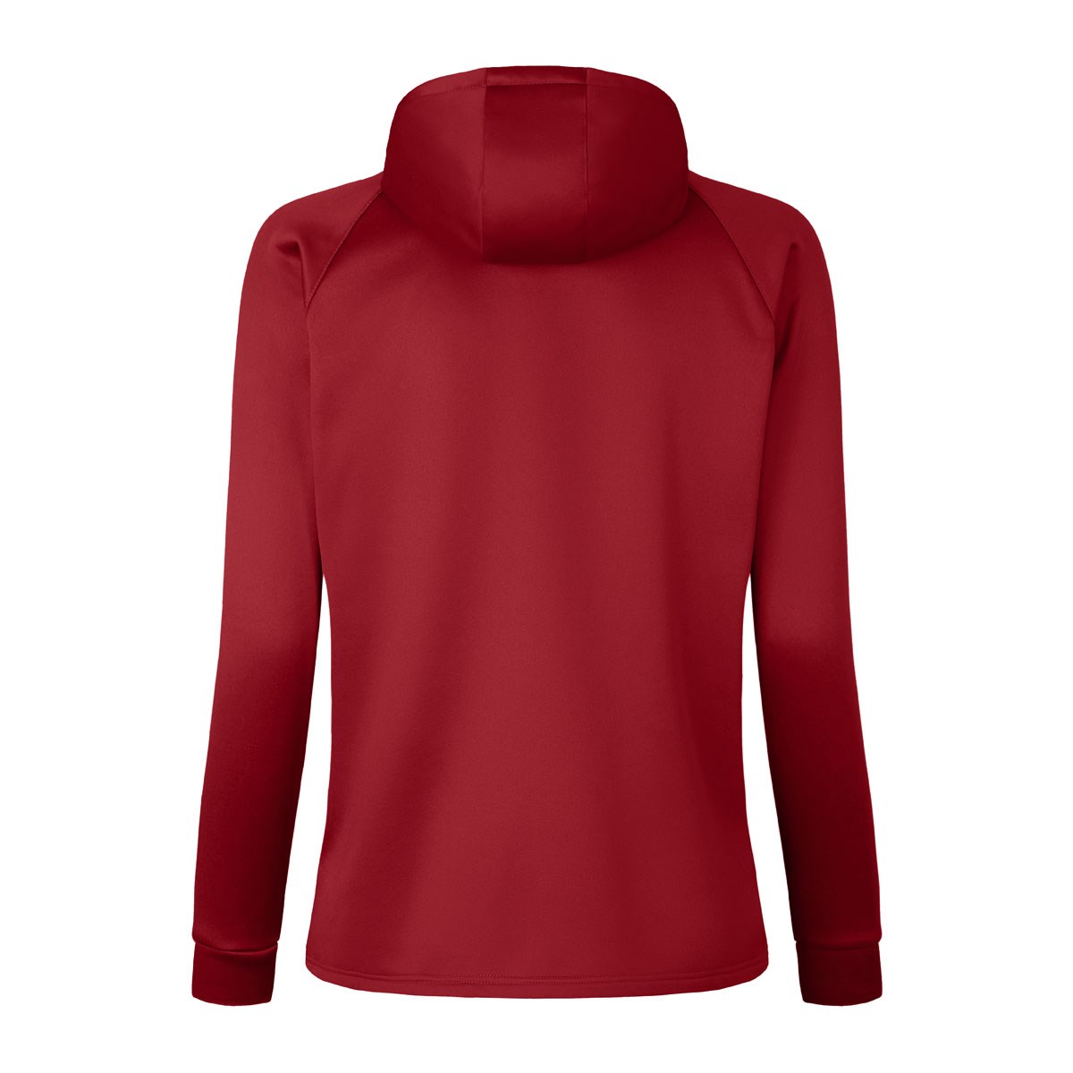 British and Irish Lions Womens 1/4 Zip Hoody Red - Front