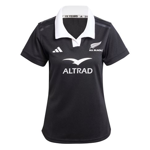 All Blacks Womens Home Rugby Shirt – Black 24/25